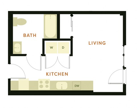 a floor plan of a house